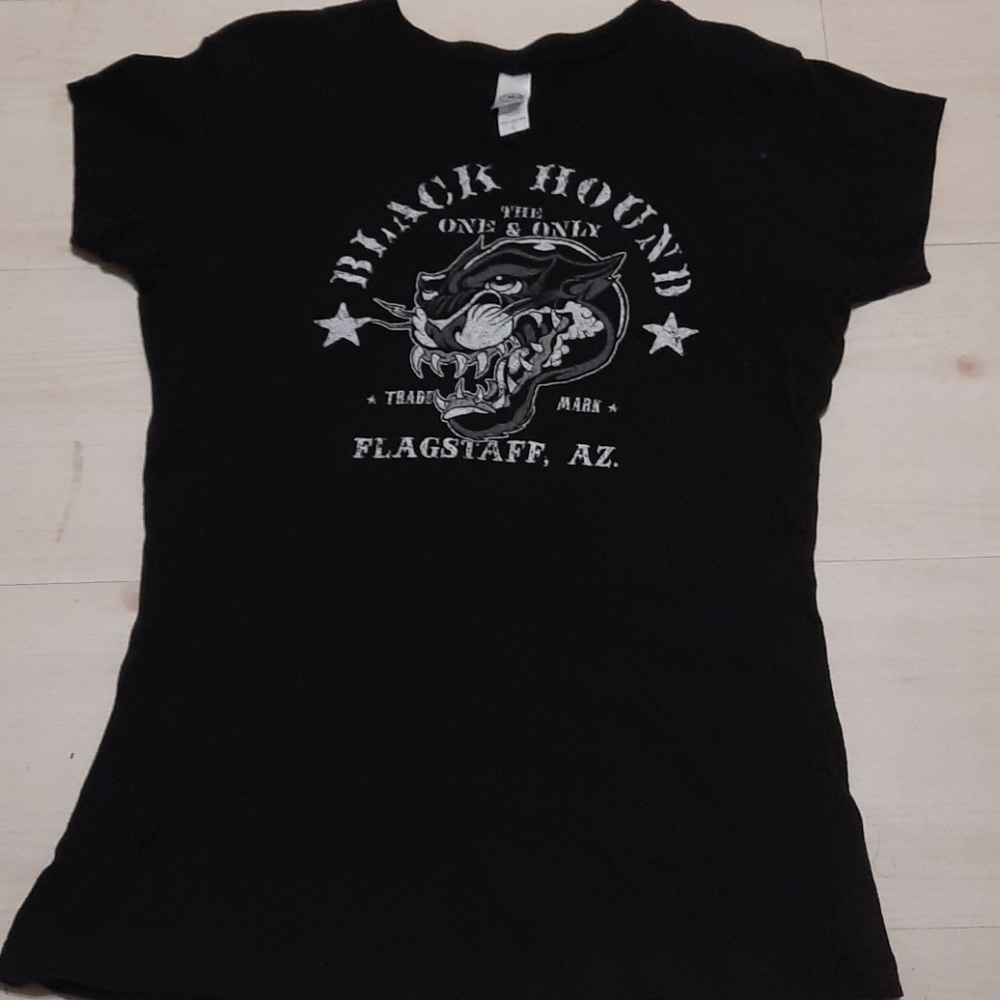 Vintage Black Hound Tshirt